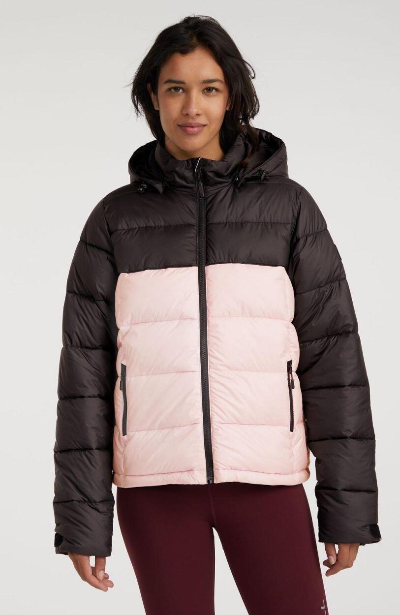 O'NEILL O'neill Jassen O'RIGINALS PUFFER JACKET DAMES Peach Whip Colour Block 3/5