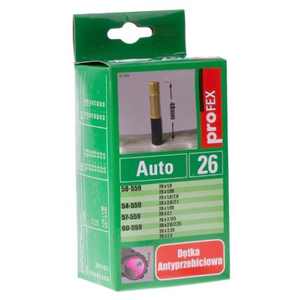 Dętka rowerowa antyprzebiciowa Profex 26''x1,9-2,4 wentyl Auto 48 mm
