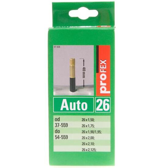 Dętka rowerowa Profex 26''x1,5-2,125 wentyl Auto 40 mm