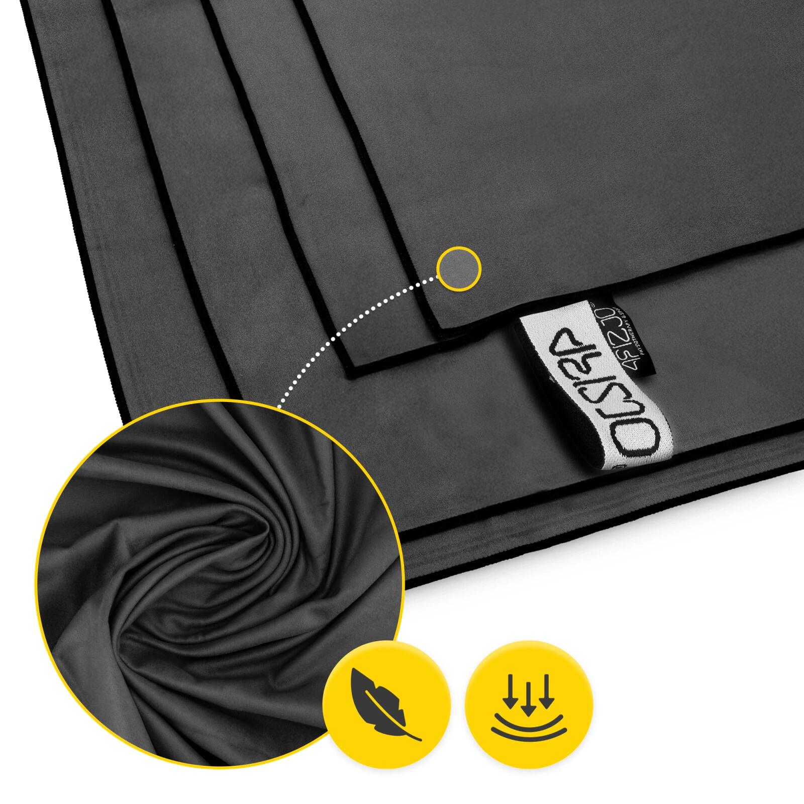 Mikrofaser Handtuch 90x50 cm Schnelltrocknend Sporthandtuch Fitness 4FIZJO 6/7