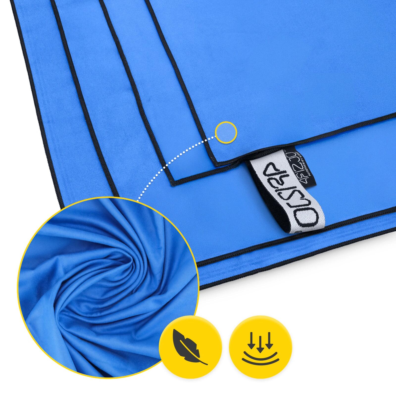 Mikrofaser Handtuch 90x50 cm Schnelltrocknend Sporthandtuch Fitness 4FIZJO 6/7