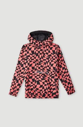 O'NEILL O'neill Manteaux RIDGE ANORAK JACKET Filles Pink Checkboard