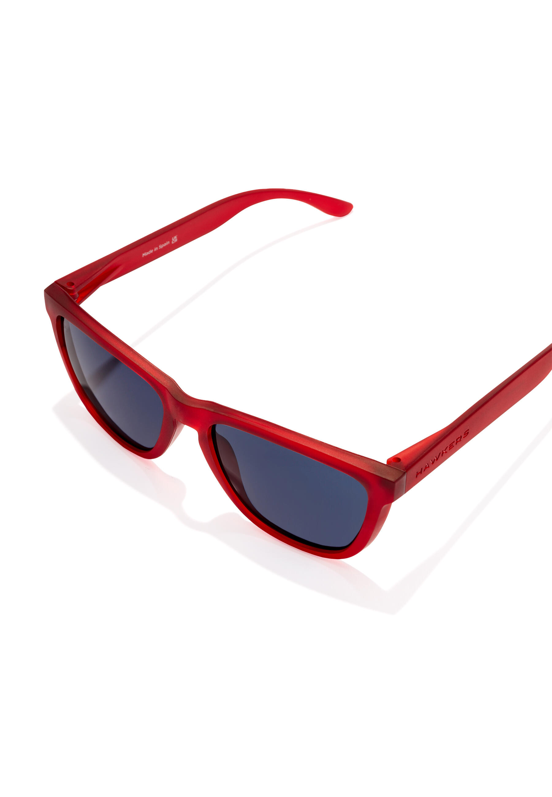 HAWKERS - Lunettes de Soleil pour Homme et Femme ONE RAW  -  CHEERY RED BLUE 3/6