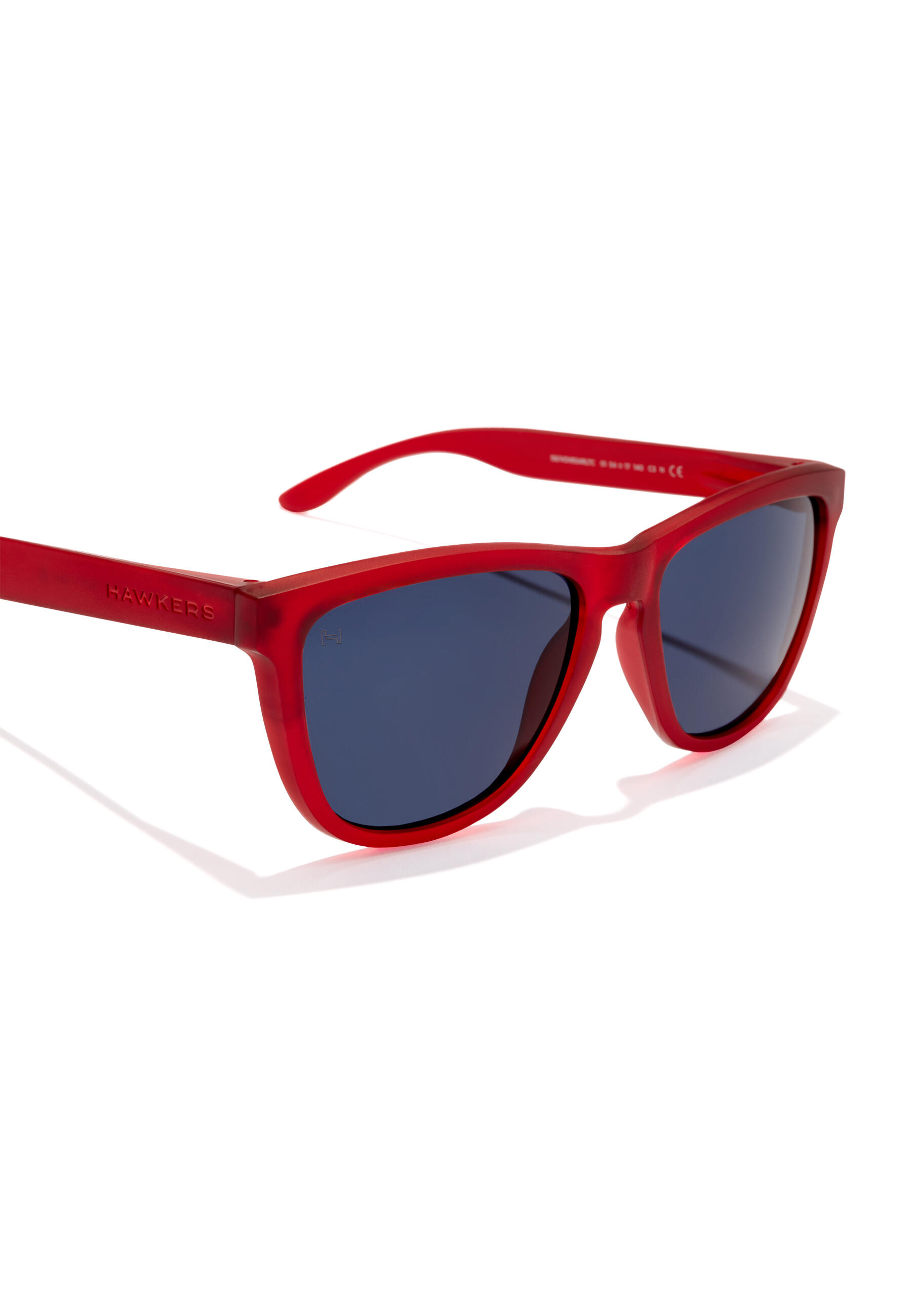 HAWKERS - Lunettes de Soleil pour Homme et Femme ONE RAW  -  CHEERY RED BLUE 5/6