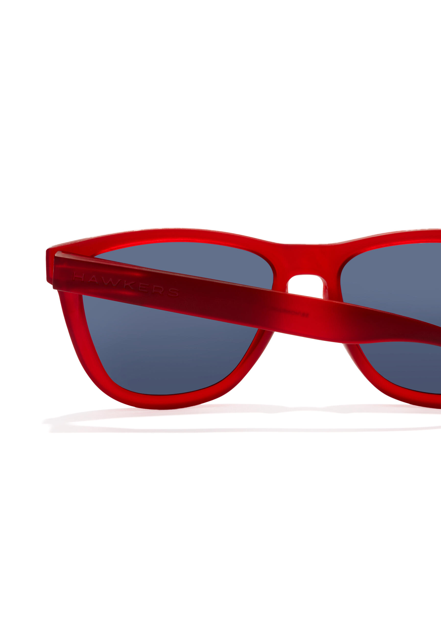 HAWKERS - Lunettes de Soleil pour Homme et Femme ONE RAW  -  CHEERY RED BLUE 4/6