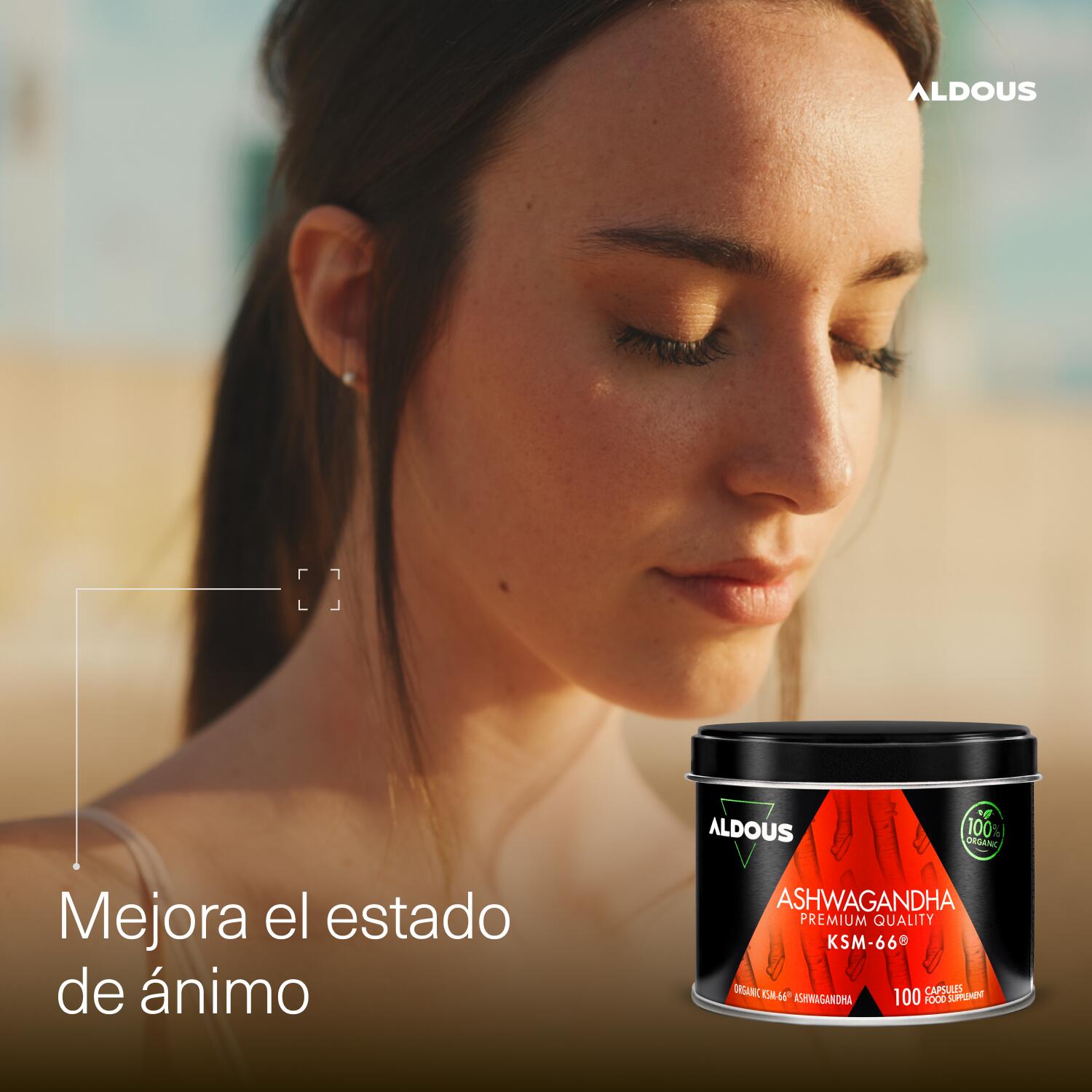 Extracto de Raíz de Ashwagandha KSM-66 ® Ecológico Aldous Bio | 100 Cápsulas 7/7