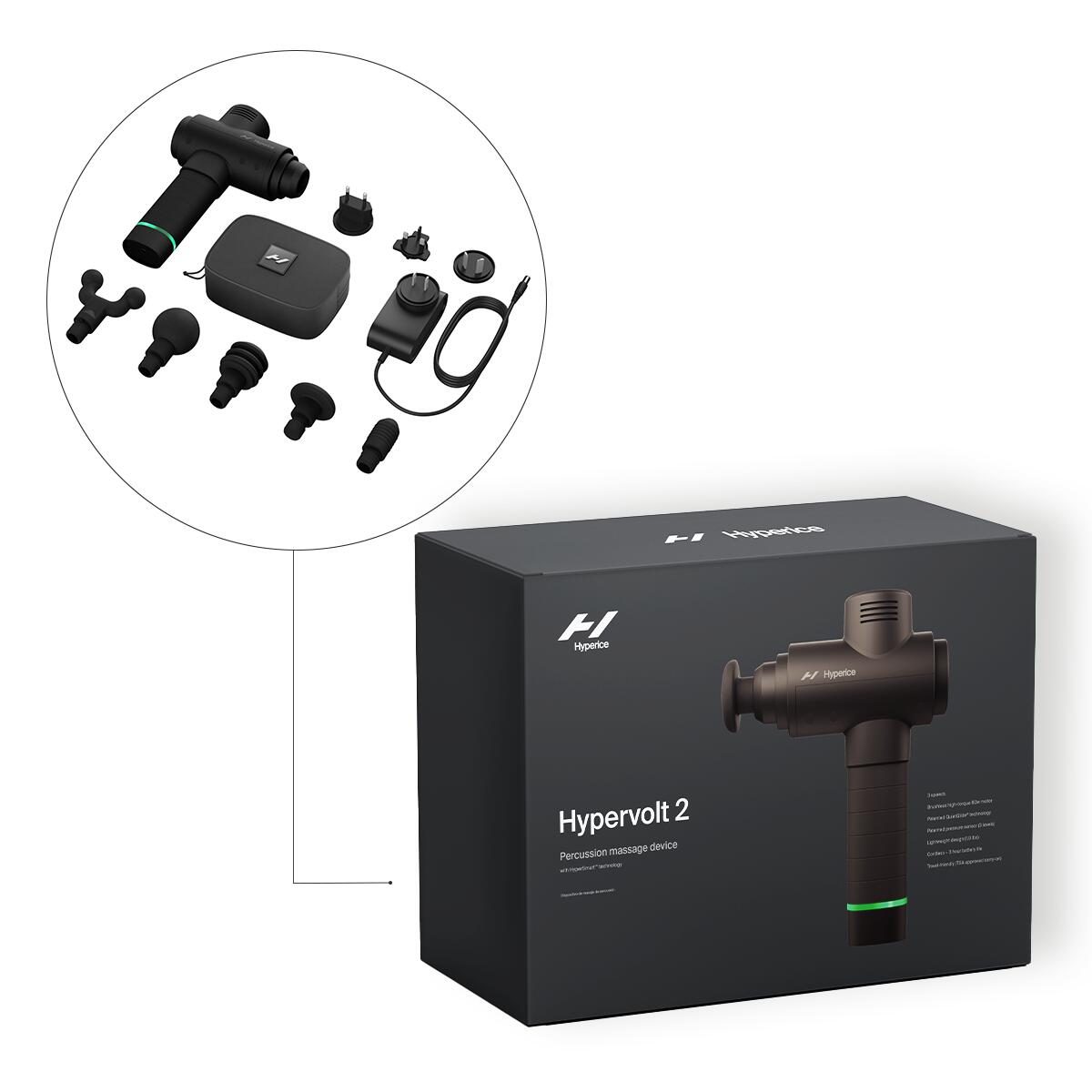 Masseur à percussion HYPERVOLT 2 7/7