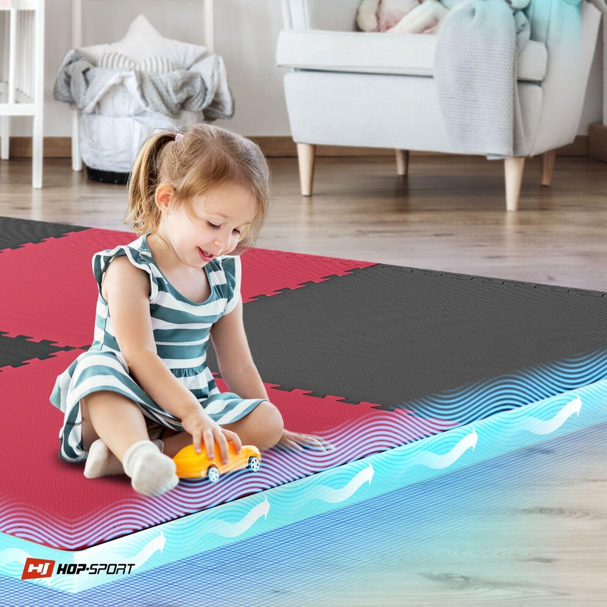 Podložka puzzle 2 cm Hop-Sport - 8 ks 240 × 120 cm 7/7