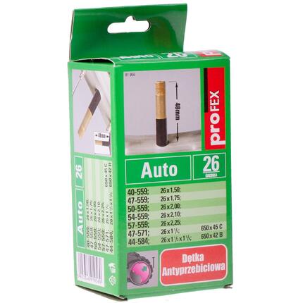 Dętka rowerowa antyprzebiciowa Profex 26''x1,50-2,125 wentyl Auto 48 mm