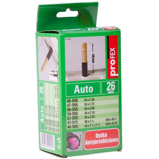 Dętka rowerowa antyprzebiciowa Profex 26''x1,50-2,125 wentyl Auto 48 mm