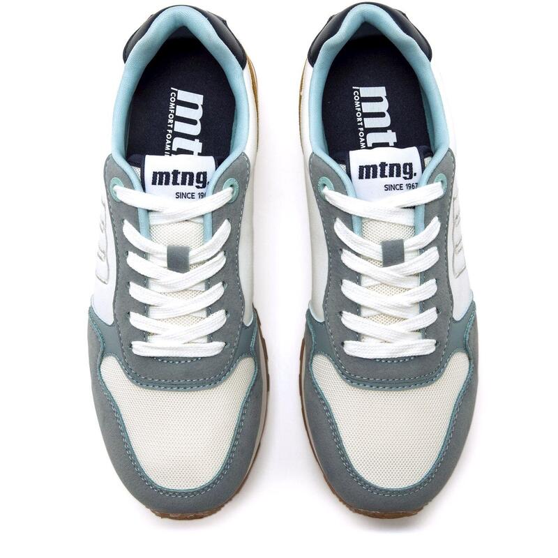 Mustang Plity 60909 sneaker damă muștar-albastru