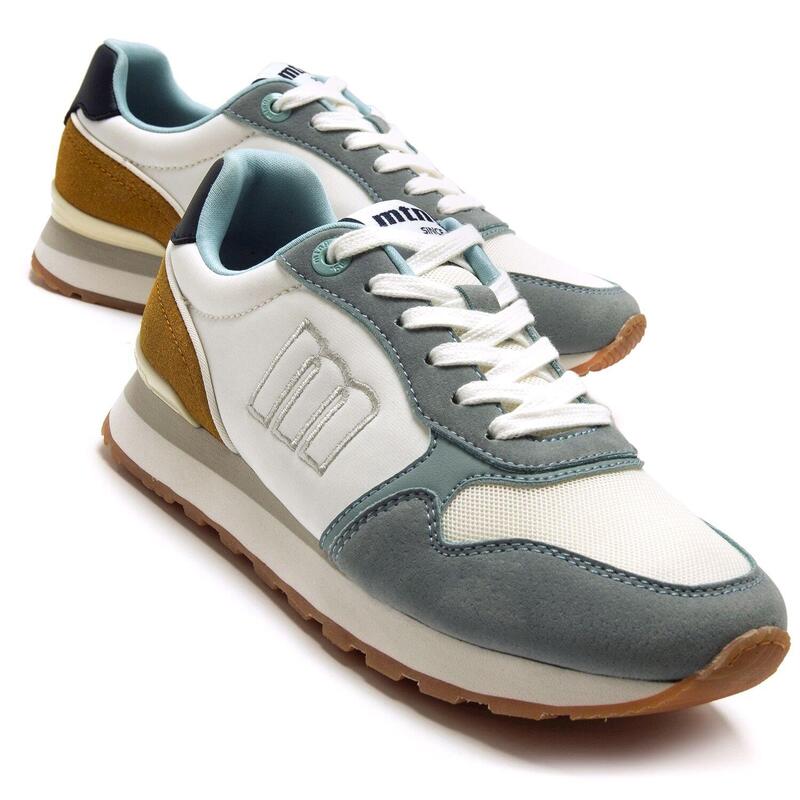 Mustang Plity 60909 sneaker damă muștar-albastru