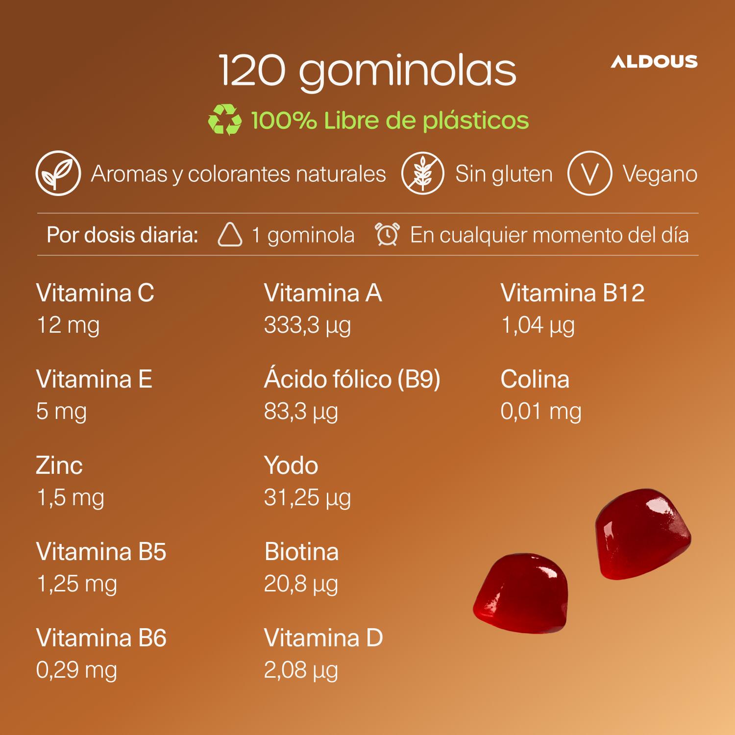 Multivitamines pour enfants en gummies – 120 gummies 3/7