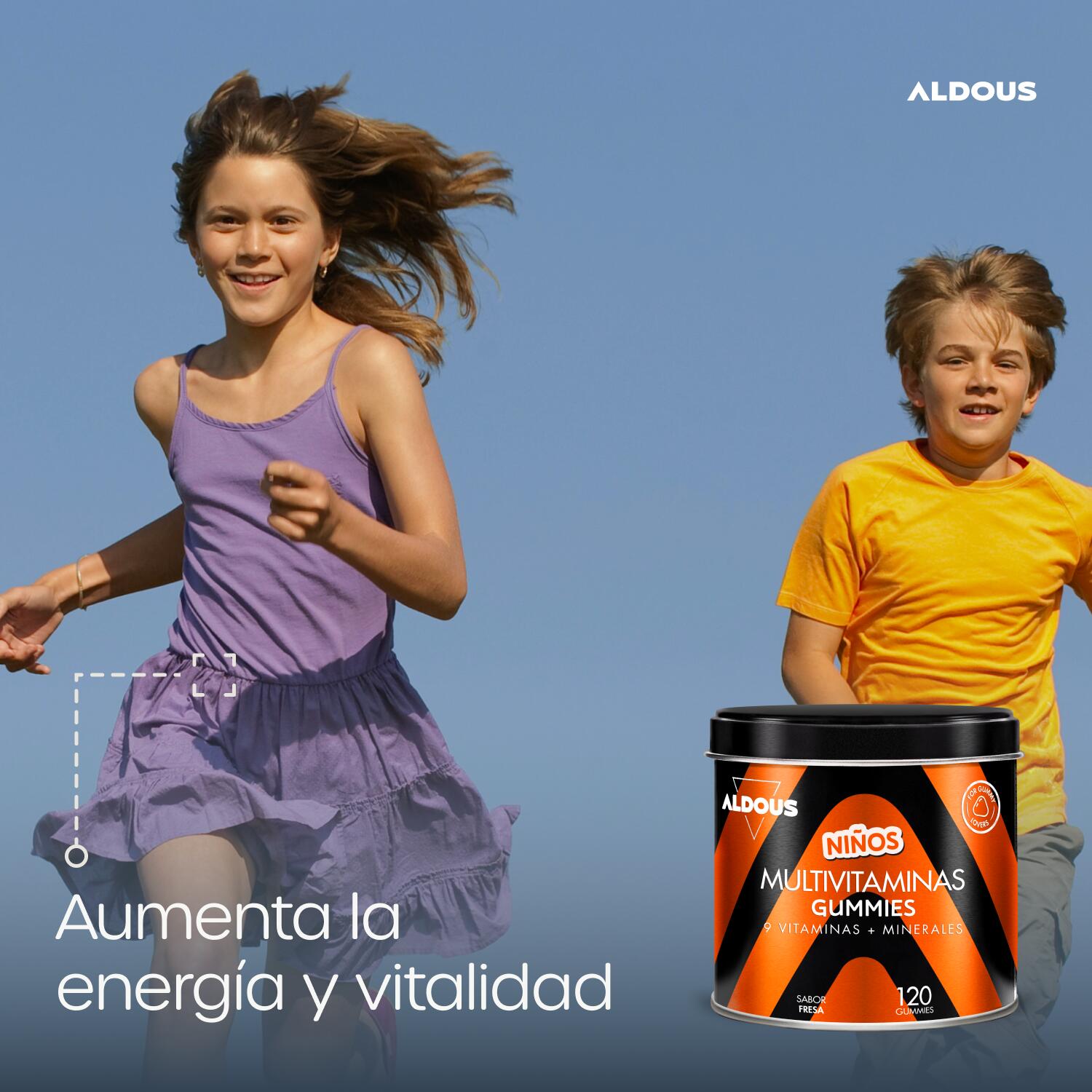 Multivitamines pour enfants en gummies – 120 gummies 7/7