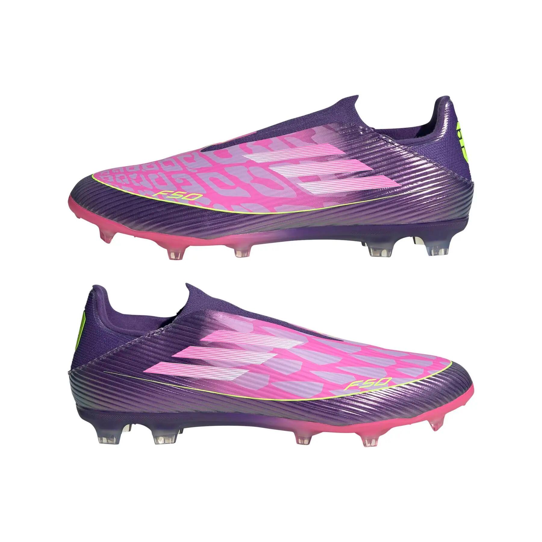 Buty piłkarskie bez sznurówek adidas F50 League Lamine Yamal FG/AG 3/7