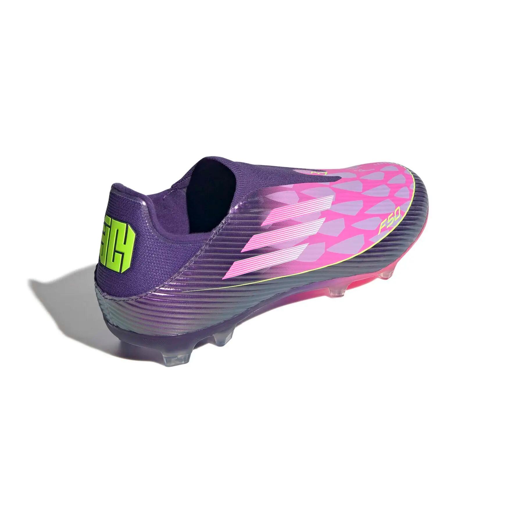 Buty piłkarskie bez sznurówek adidas F50 League Lamine Yamal FG/AG 4/7