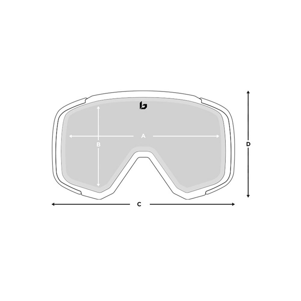 Masque de Ski Cylindrique MAMMOTH - Verre Cat 3 - Adulte 4/5