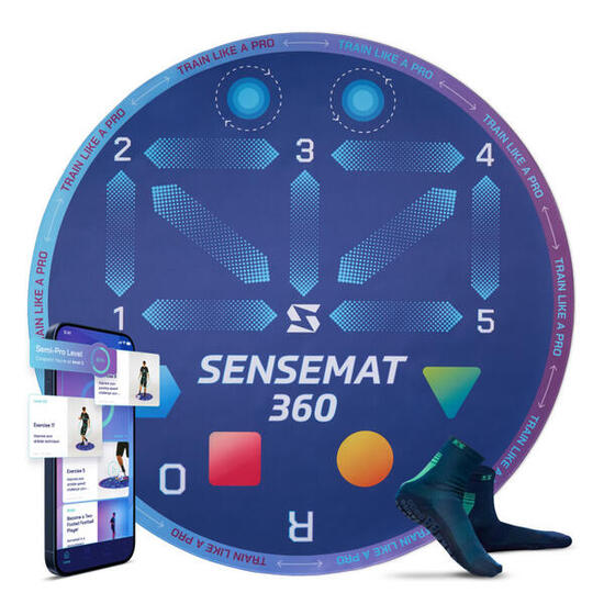Tapis entraînement football SenseMat 360 - Motricité cognitive