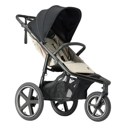 Poussette de jogging Luxe Bolt - Buggy de course - Tout-terrain - Noir