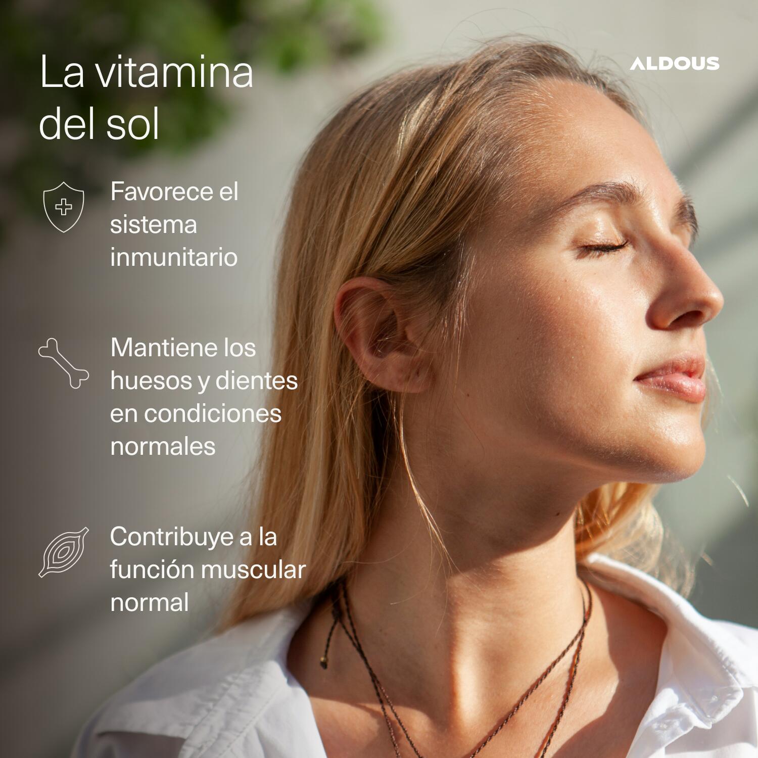 Vitamine D3 4000 UI + K2 Aldous | 250 comprimés 4/7