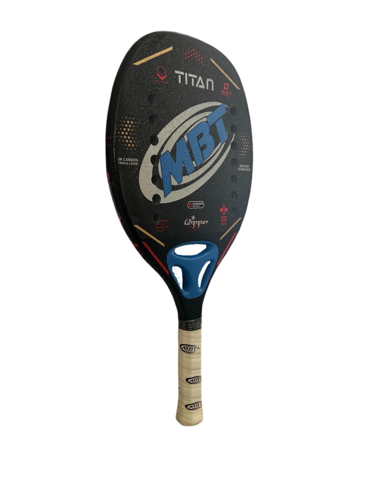MBT RACCHETTA TITAN BLUE+ GLIPPER 3/4