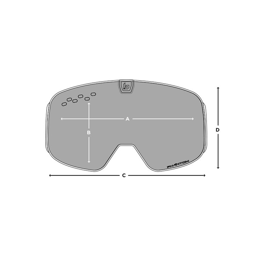 Masque de Ski Cylindrique NEVADA NEO - Verre High Contrast Cat 3 - Adulte 4/5
