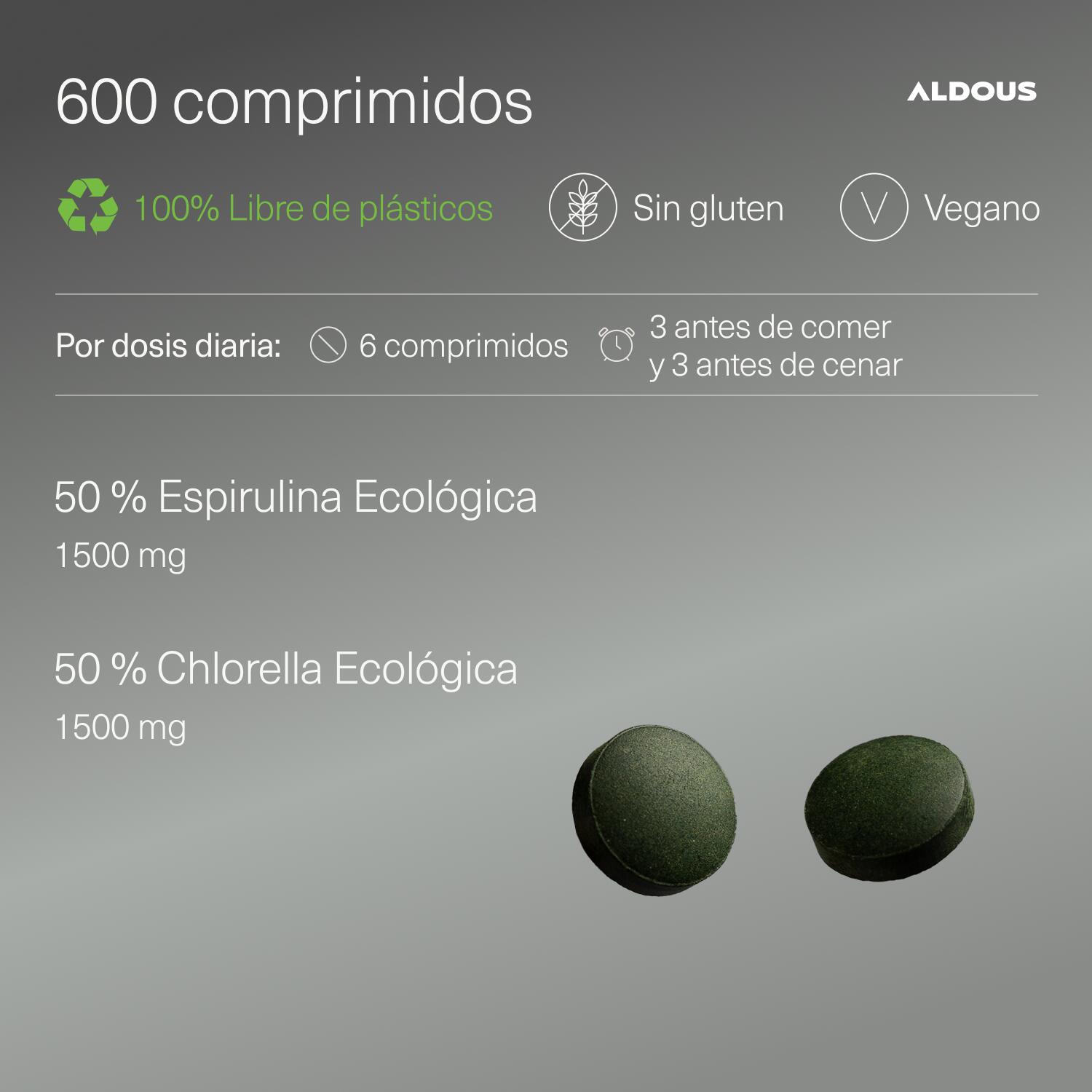 Spiruline & Chlorelle – 600 comprimés 3/7
