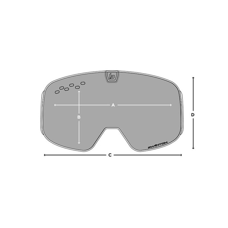 Ochelari schii NEVADA SMALL White Metallic Blue Matte