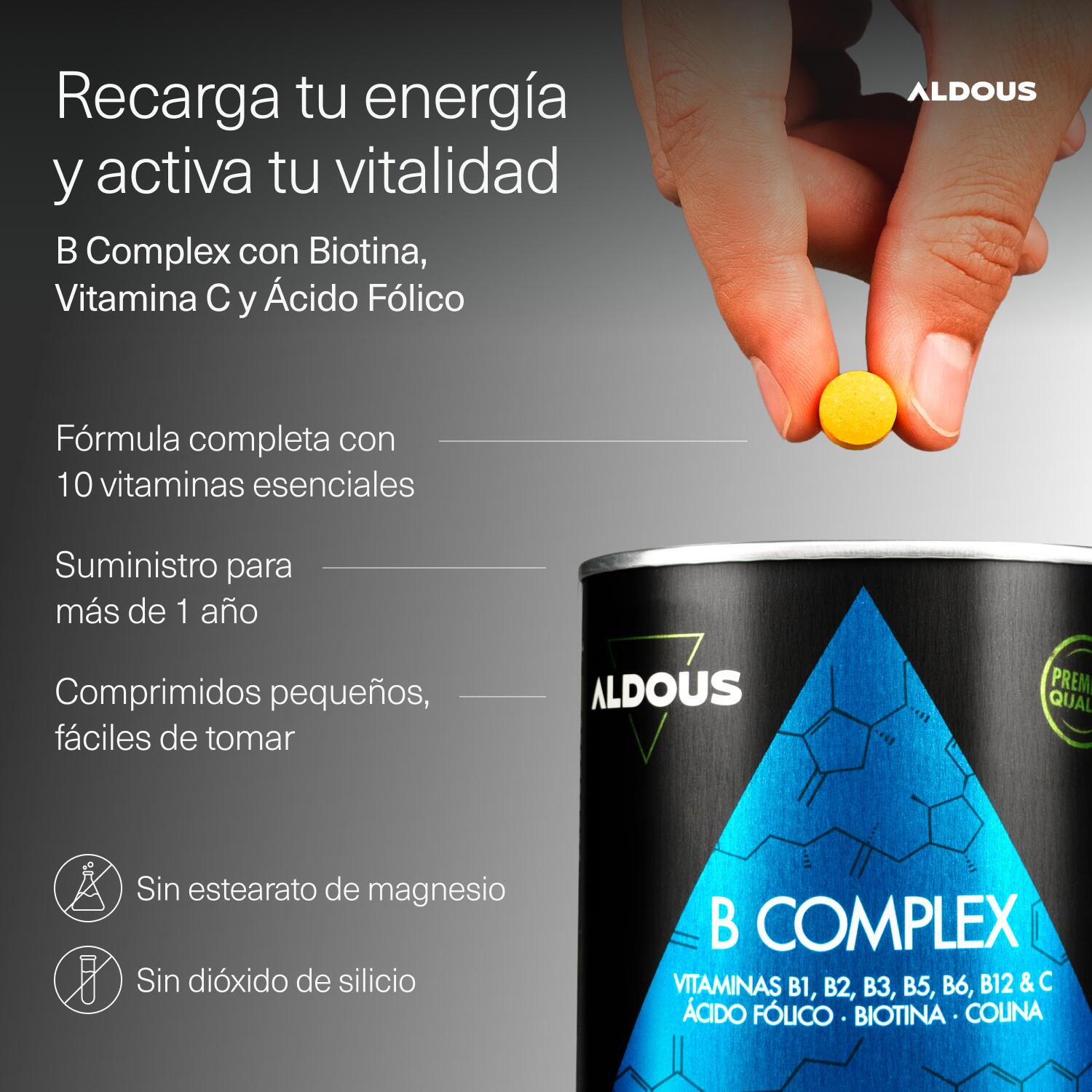 Complexe de Vitamines B – 400 Comprimés 2/7