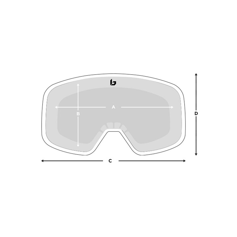 Masque de Ski Cylindrique NEVADA JR - Verre Cat 3 - Enfant 4/5