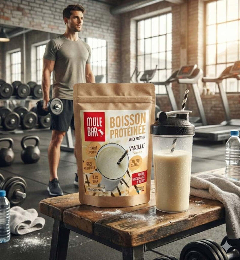 Boisson de recup Whey protéine Vanille 480g 2/6