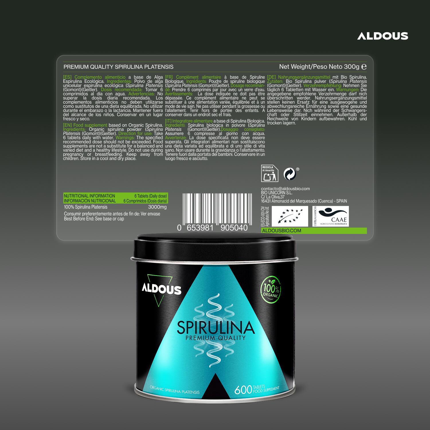 Espirulina Ecológica 6/7