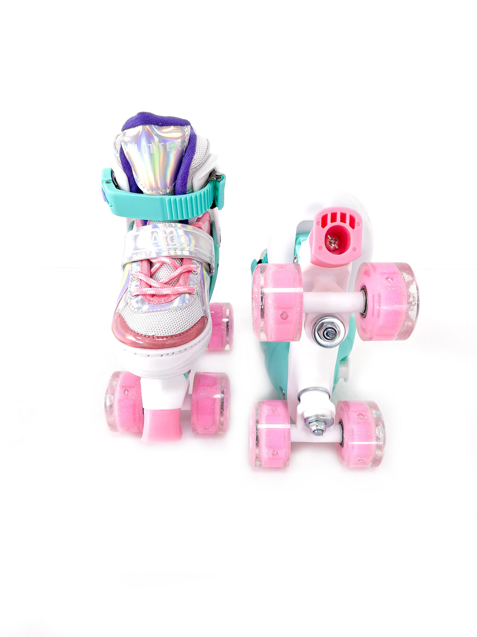 Patines 4 Ruedas niñas Glitter ATAA con 4 posiciones talla S ( 31-34 ) 7/7