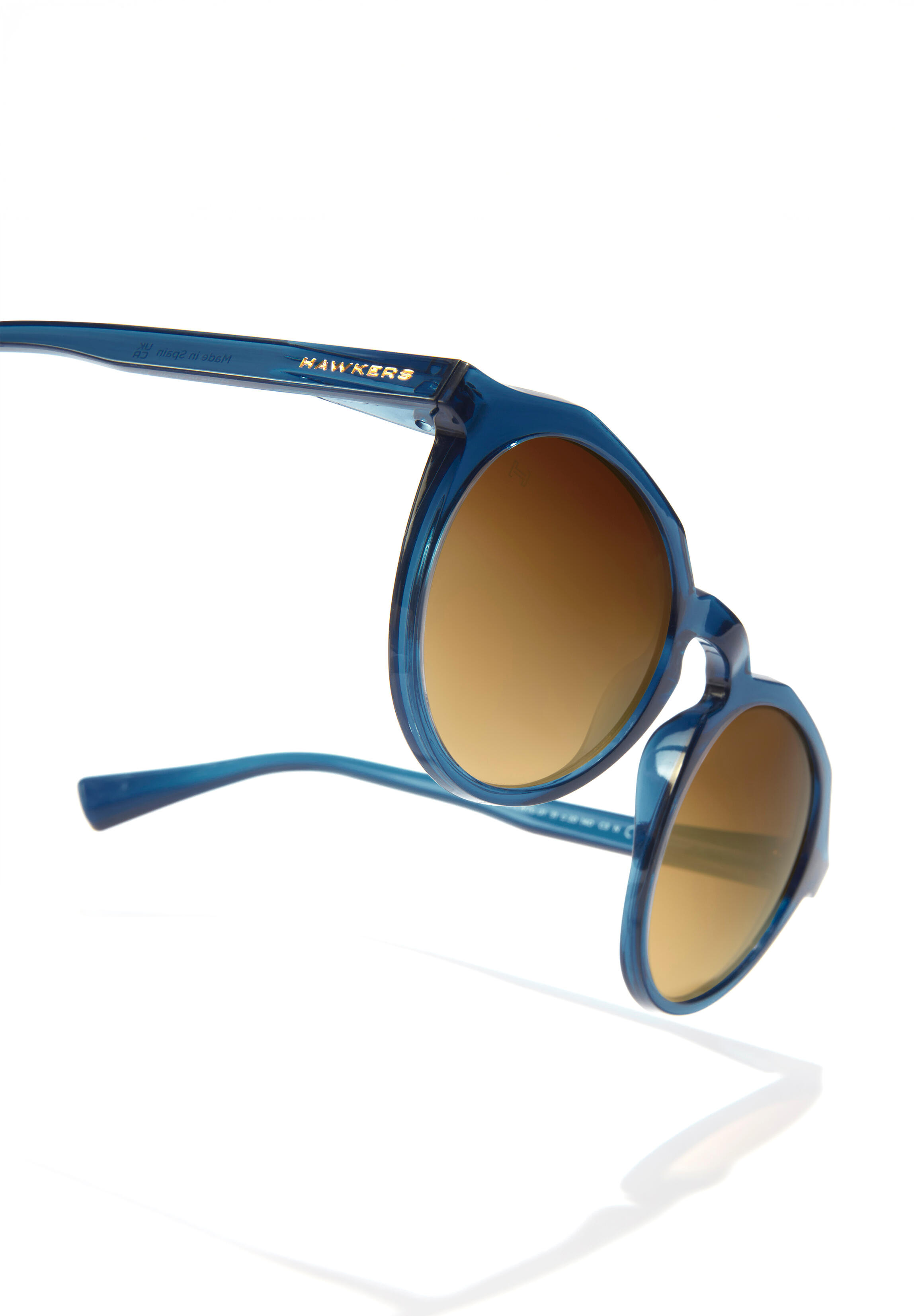 HAWKERS - Occhiali da sole per Uomo e Donna WARWICK RAW  -  NAVY PEANUT BUTTER 5/6
