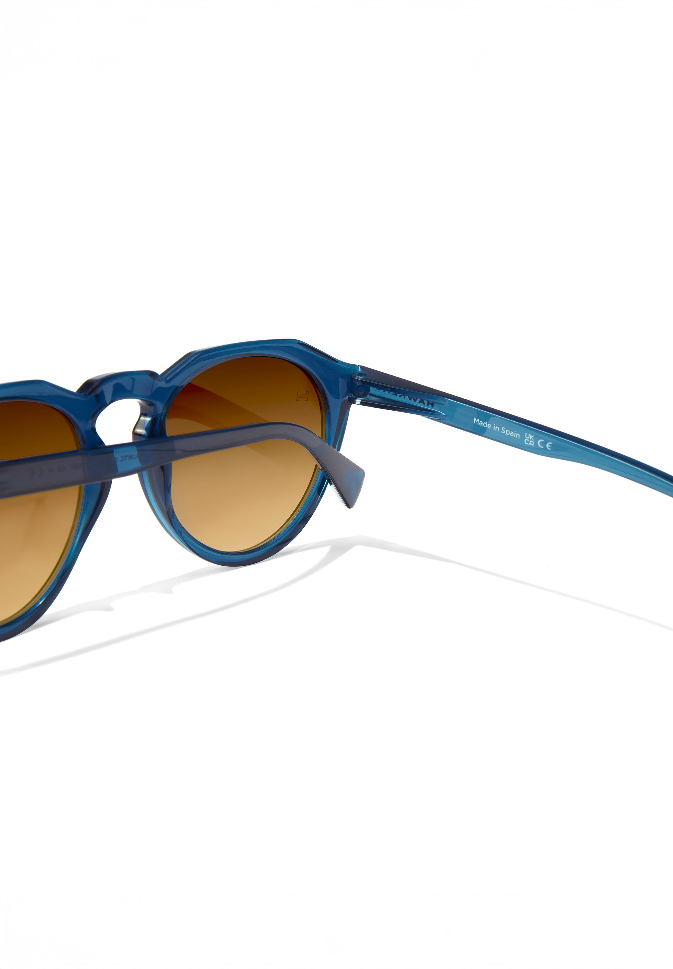 HAWKERS - Occhiali da sole per Uomo e Donna WARWICK RAW  -  NAVY PEANUT BUTTER 4/6