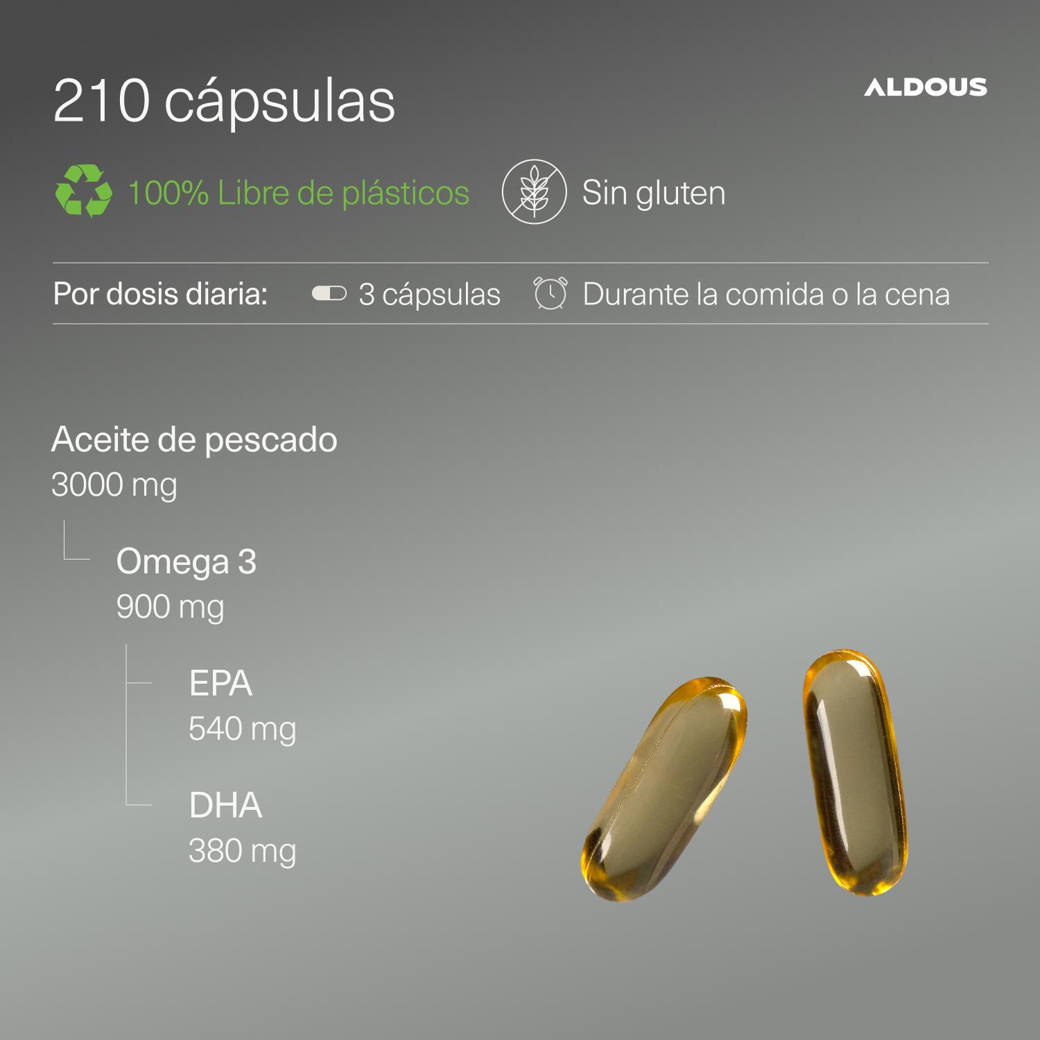 Omega 3 - 210 Soft gel 3/7