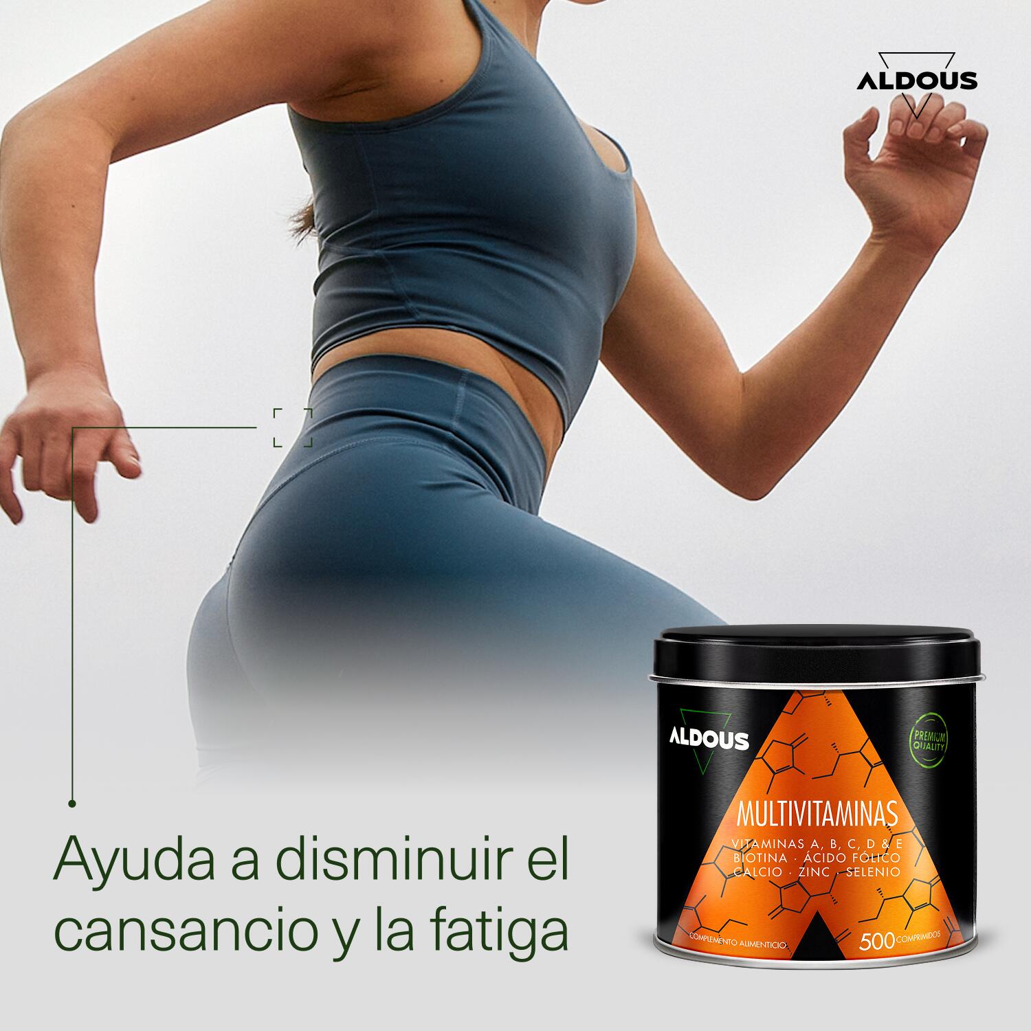 Multivitaminas Aldous | 500 comprimidos 7/7
