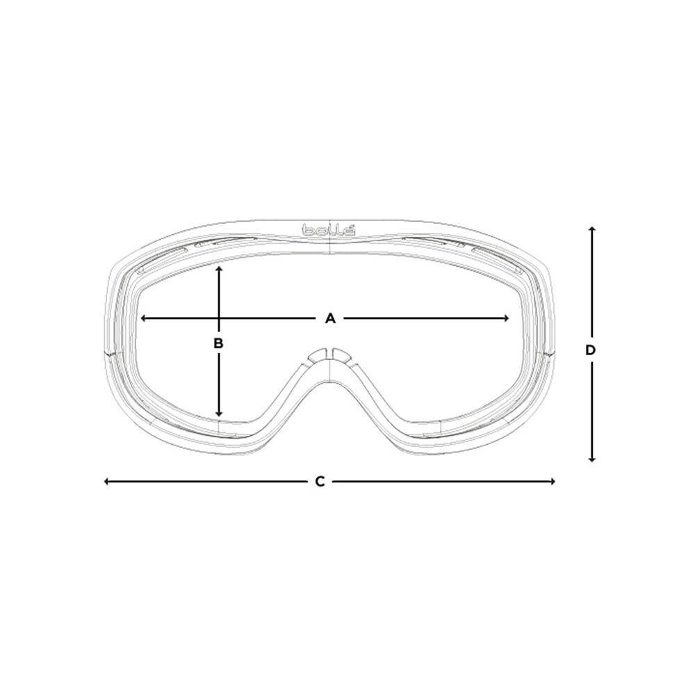 Cilindrisch Skibril SIERRA - Glas Cat 2 - Vrouw 4/5