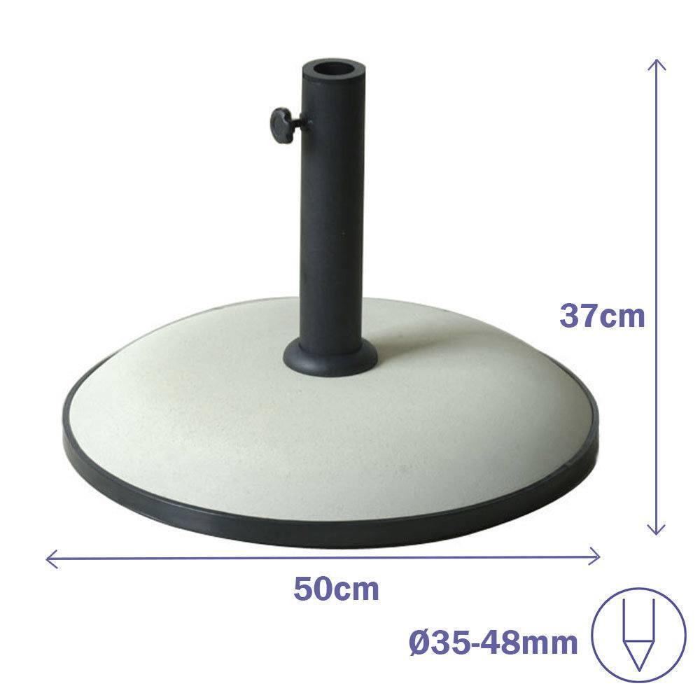 Base de sombrinha Marbueno 25KG para exteriores 2/4