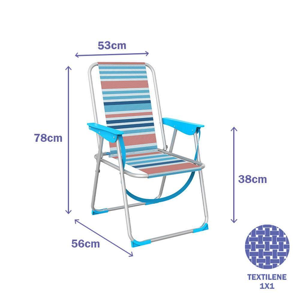 Sedia Pieghevole Marbueno Multicolore 2/4