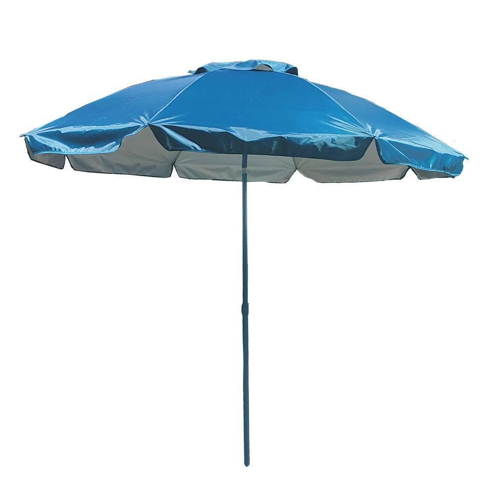 Sombrilla Marbueno 200 cm Plegable Azul Claro 1/2
