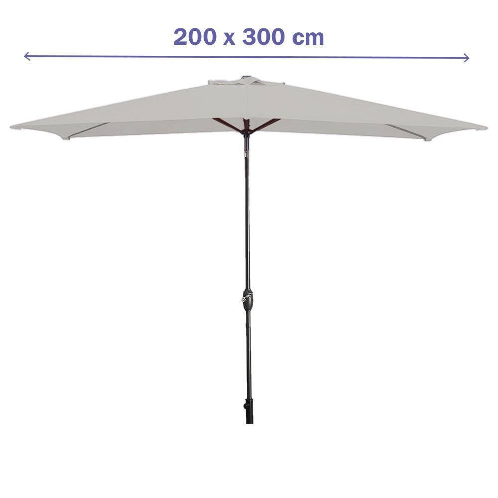 Sombrilla Marbueno 200x300 cm con Estructura de Acero 2/4