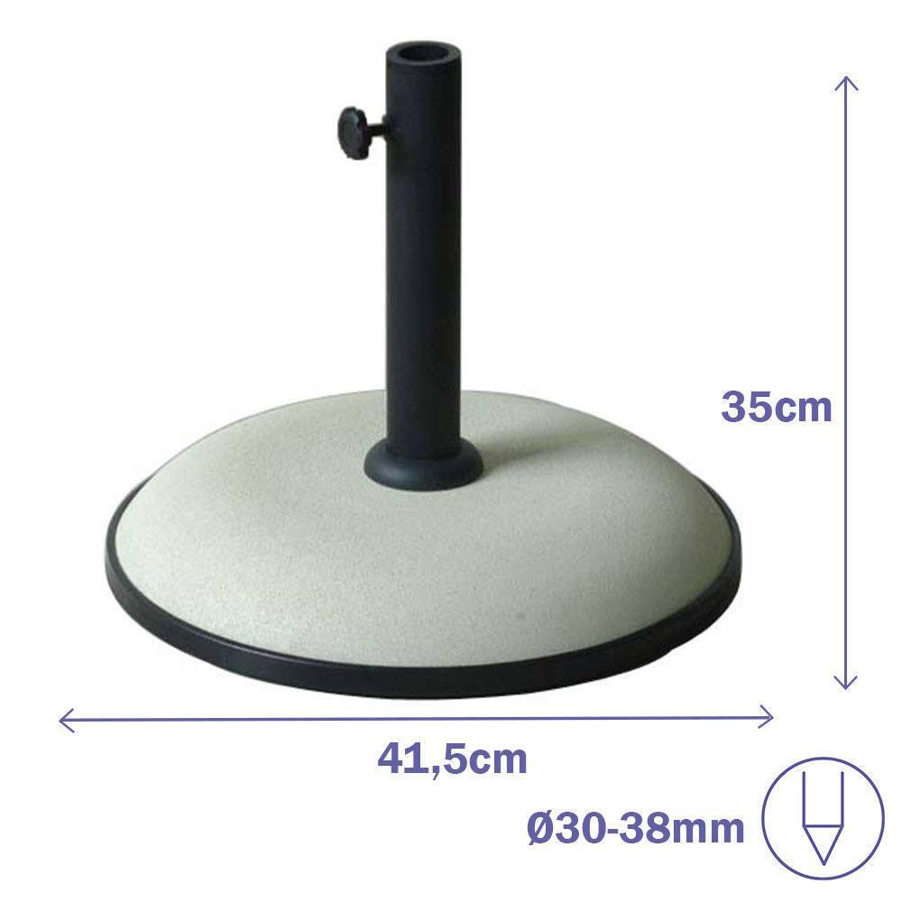 Base de Sombrilla Marbueno de Cemento 15KG para Jardín 3/5