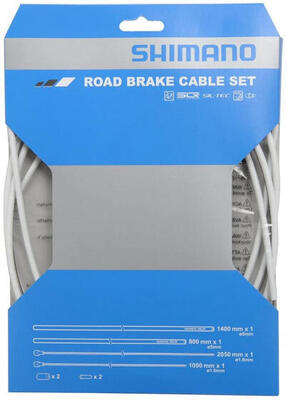 Set di cavi freno con copricavi e terminali di guaina in acciaio inox Shimano SI