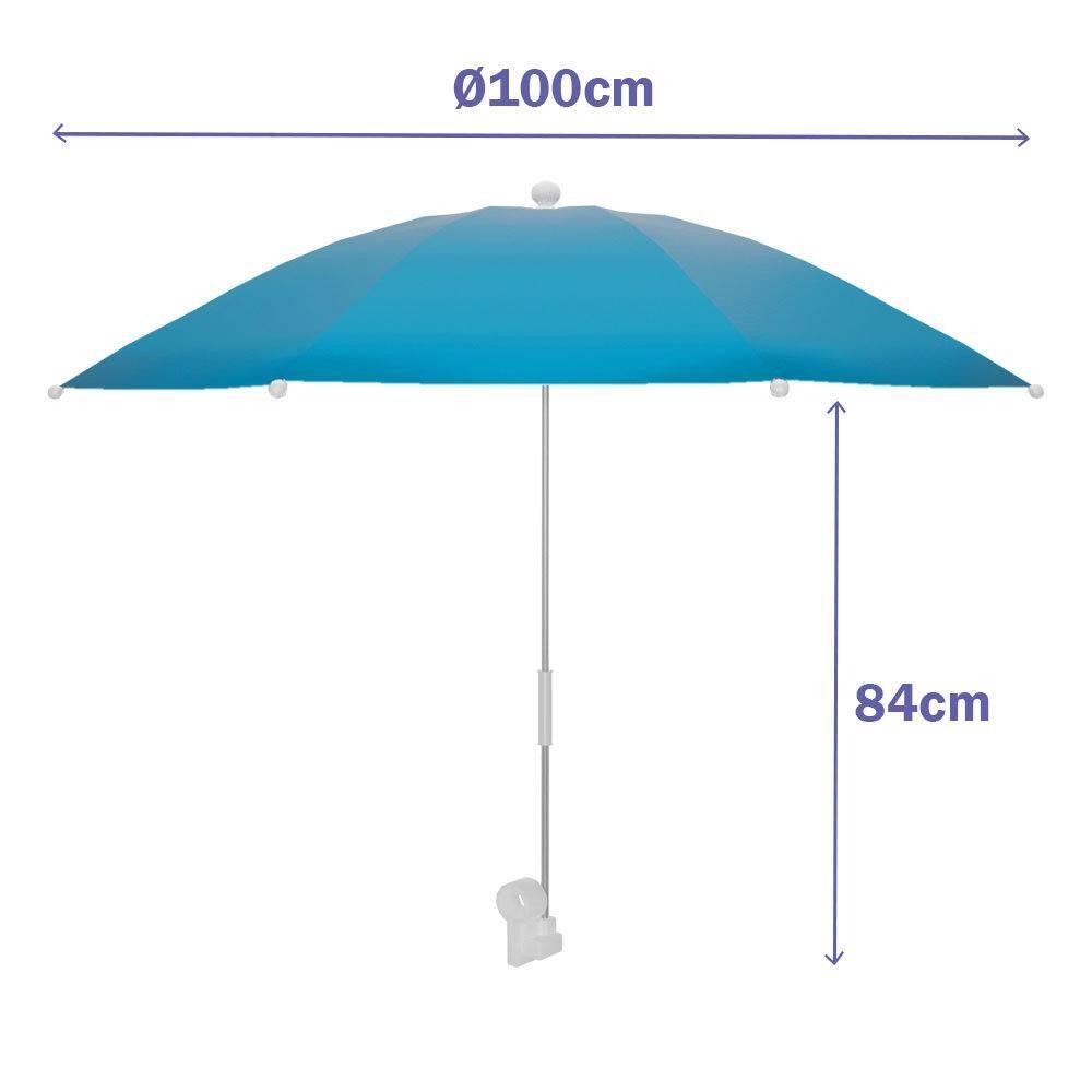 Sombrinha Marbueno 100 cm Portátil para Praia e Jardim 4/4