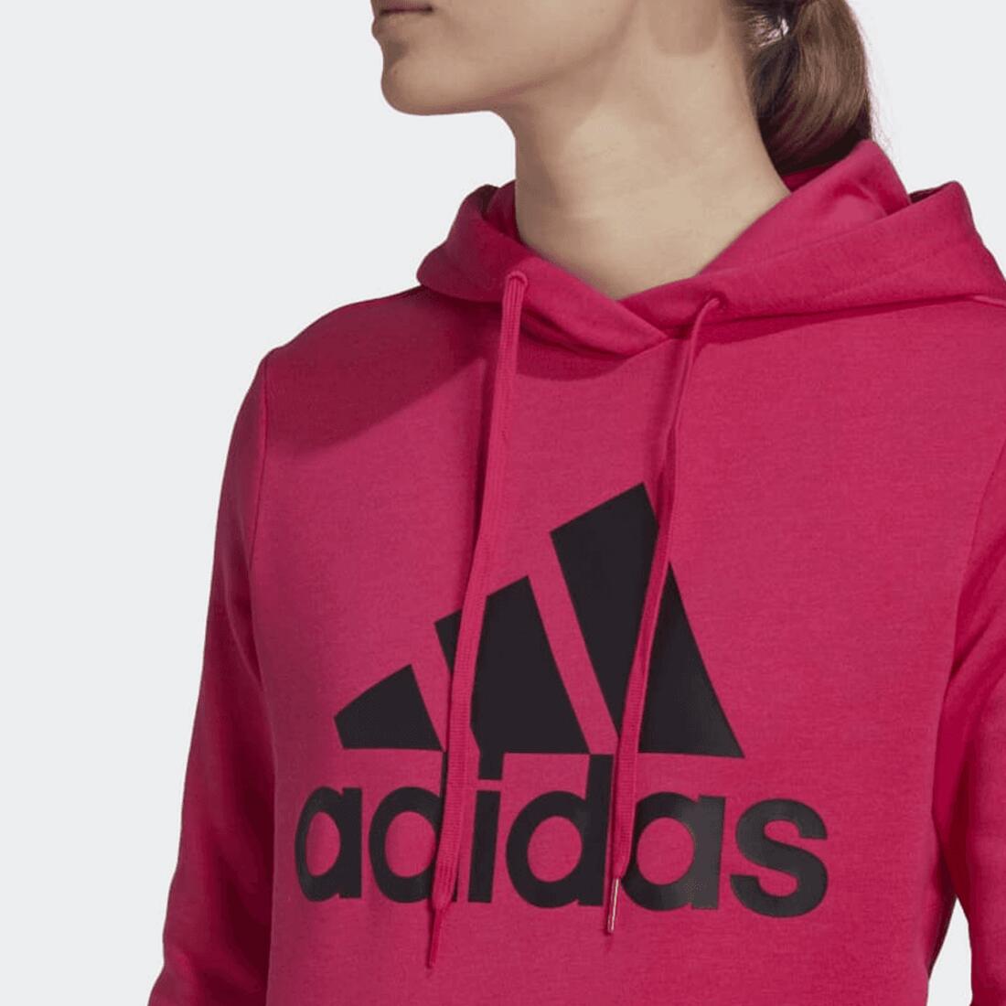 Felpa da donna in pile con logo adidas Loungewear Essentials 2/5