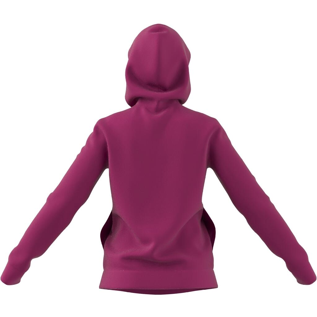 Felpa da donna in pile con logo adidas Loungewear Essentials 5/5