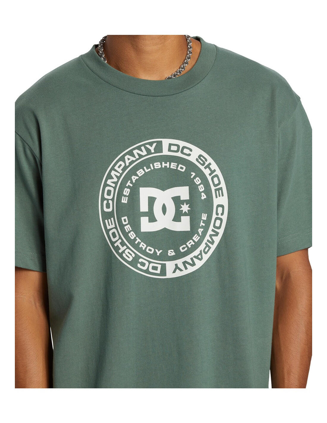 Camiseta para Hombre Dcshoes Corpo Verde 5/5