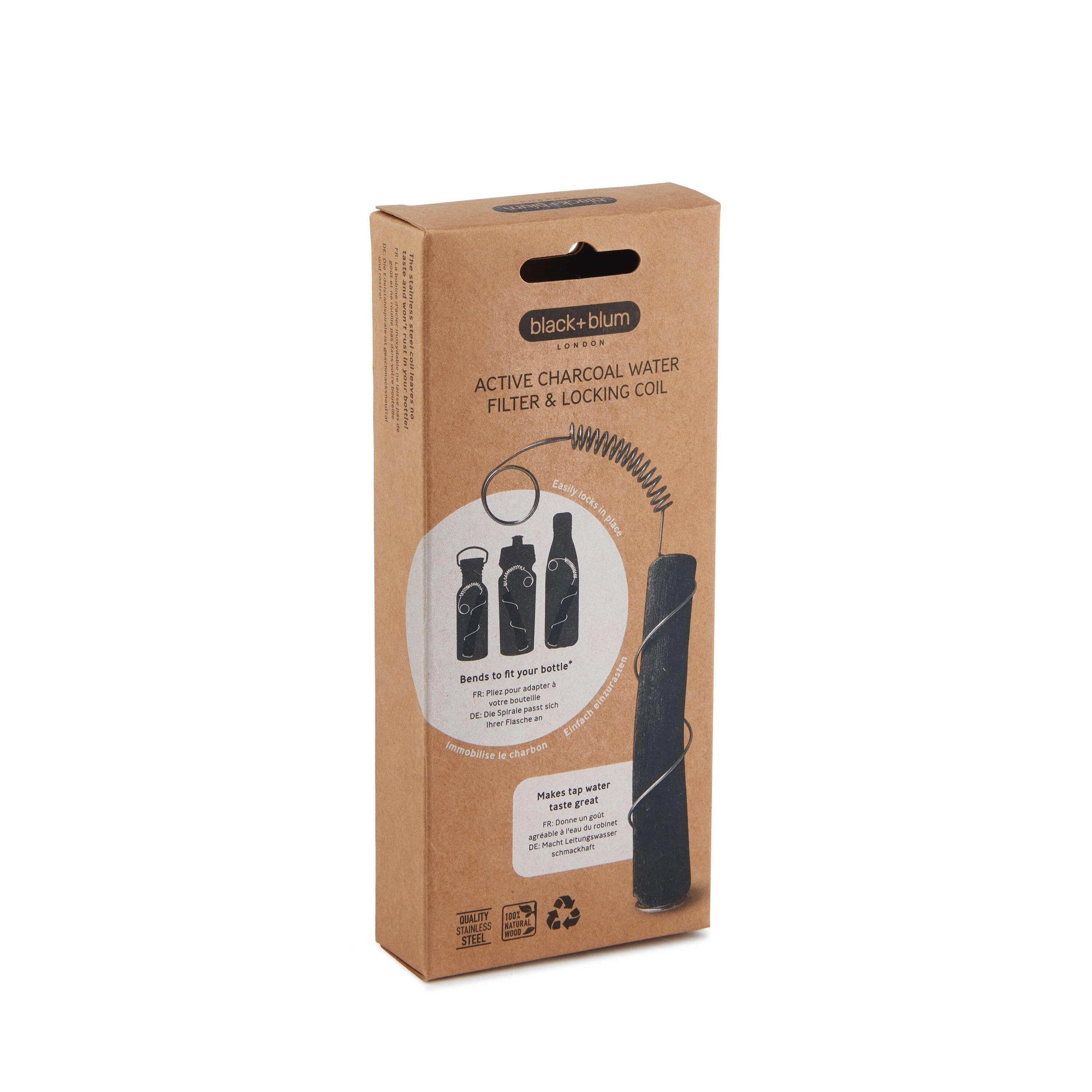 Charbon Actif Binchotan avec spirale universelle en Inox 2/6