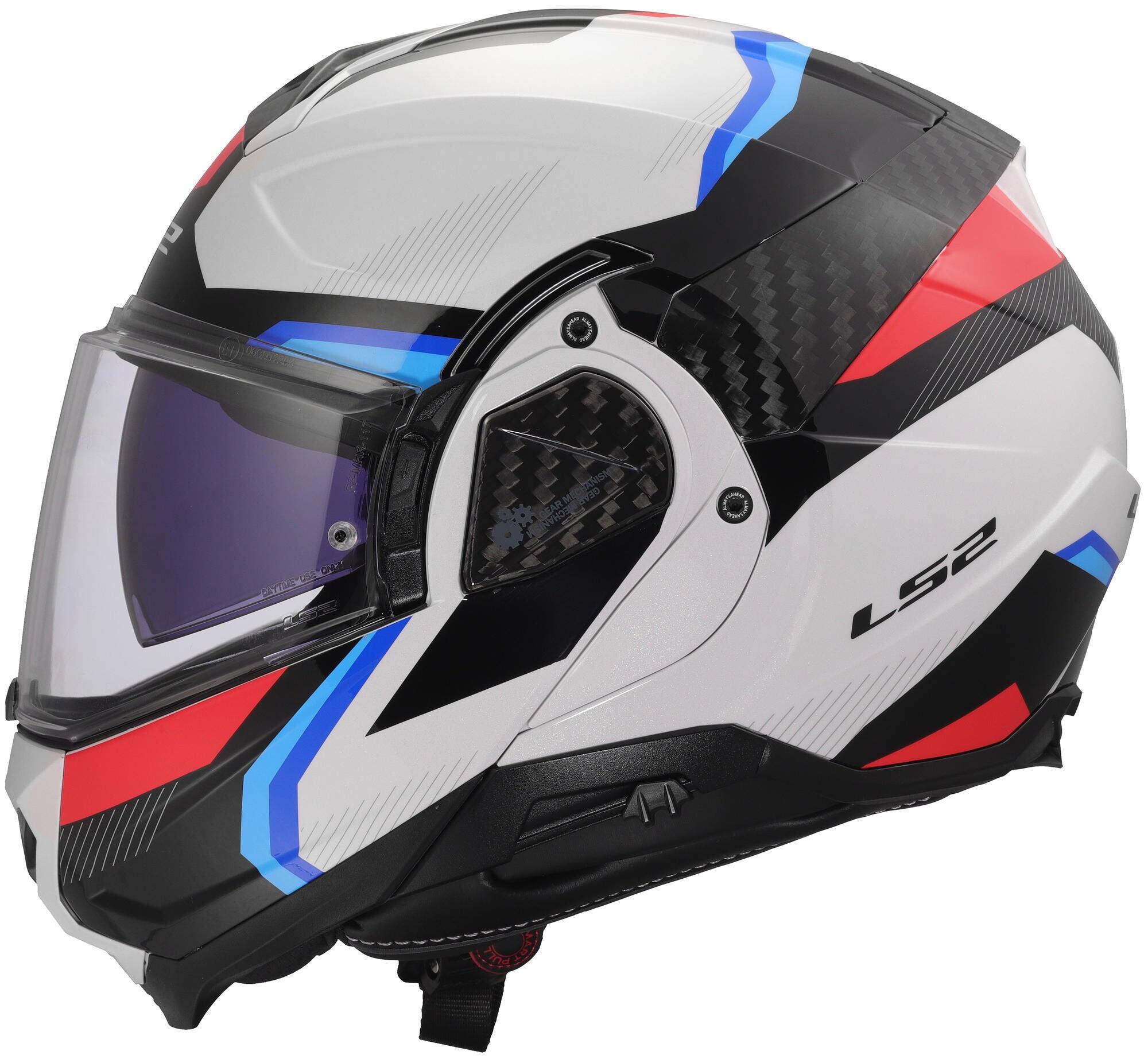 LS2 FF910 Advant II Klapphelm 3XL weiß/blau/rot 2/2